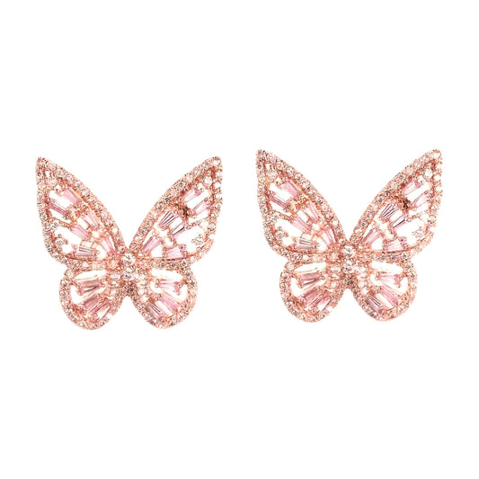 Butterfly Zircon Earrings