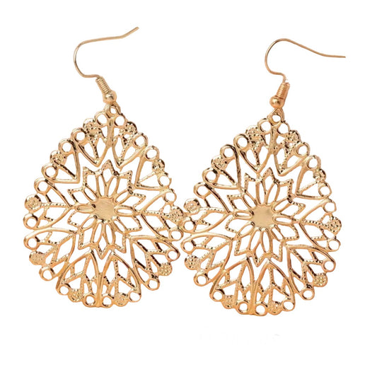 Filigree Gold Earrings