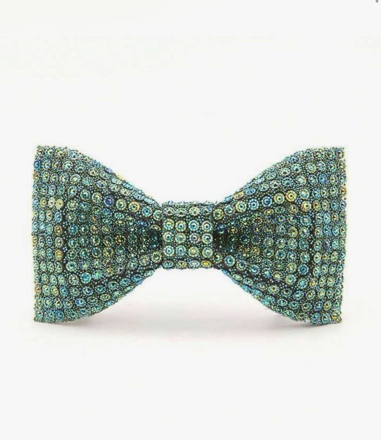 Green Beaded Bowtie