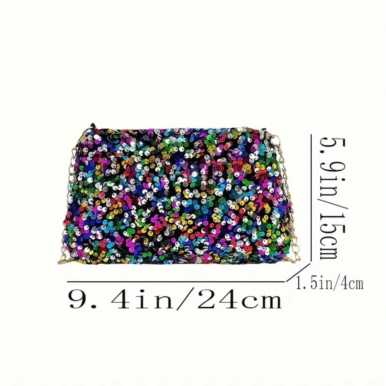 Multicolor Sequin Bag