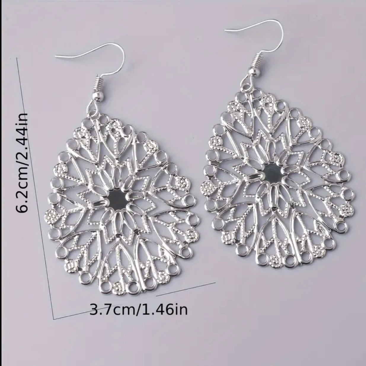 Filigree Silver Earrings