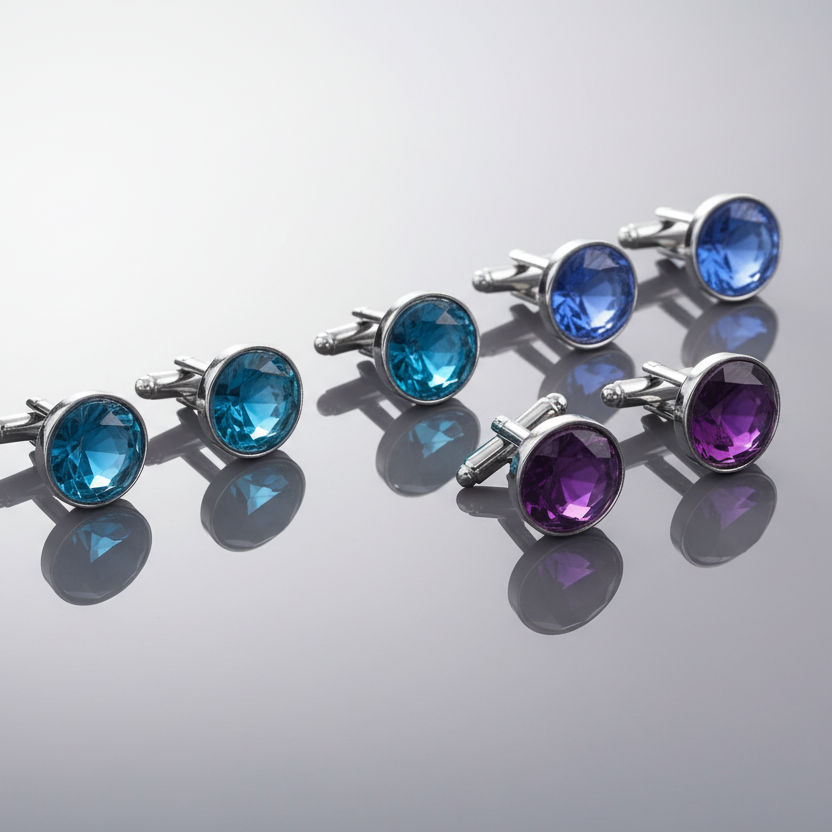 Royal Gems Teal Cufflinks