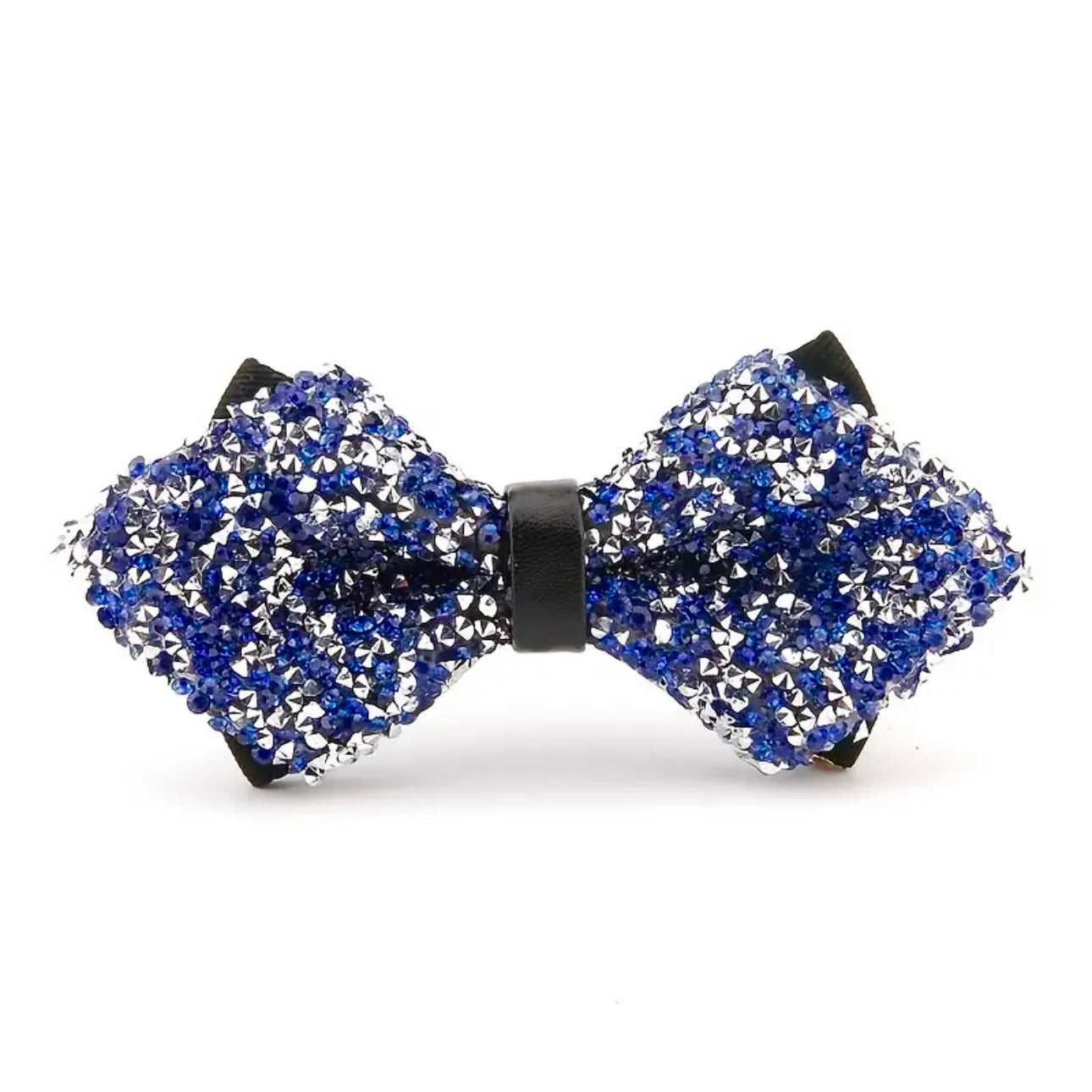 Blue Royal Rhinestone Bowtie