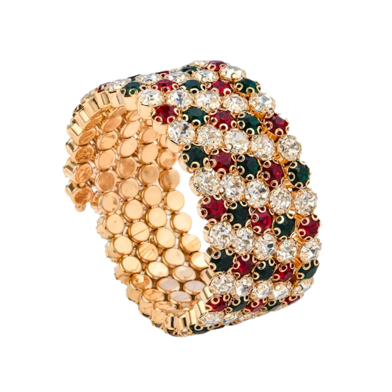 Christmas-2  Flexible 5 Row Bracelet