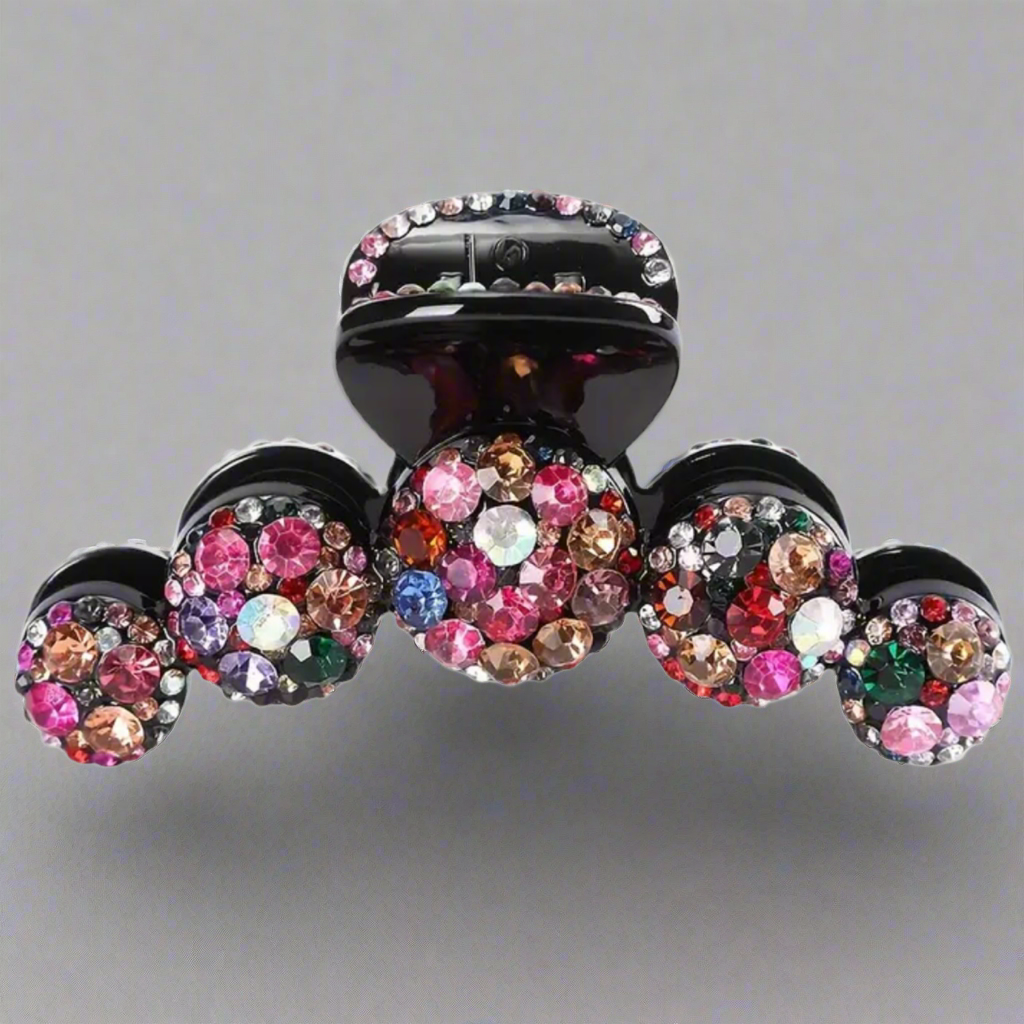 Multicolor Rhinestone Hair Claw