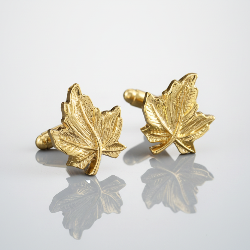 Maple Leaf Cufflinks