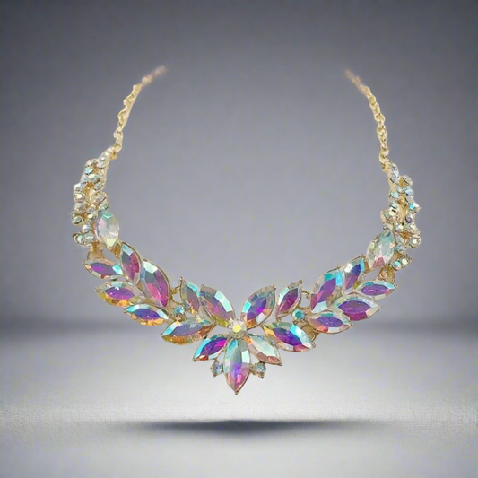 Luxury Iridescent Statement Necklace