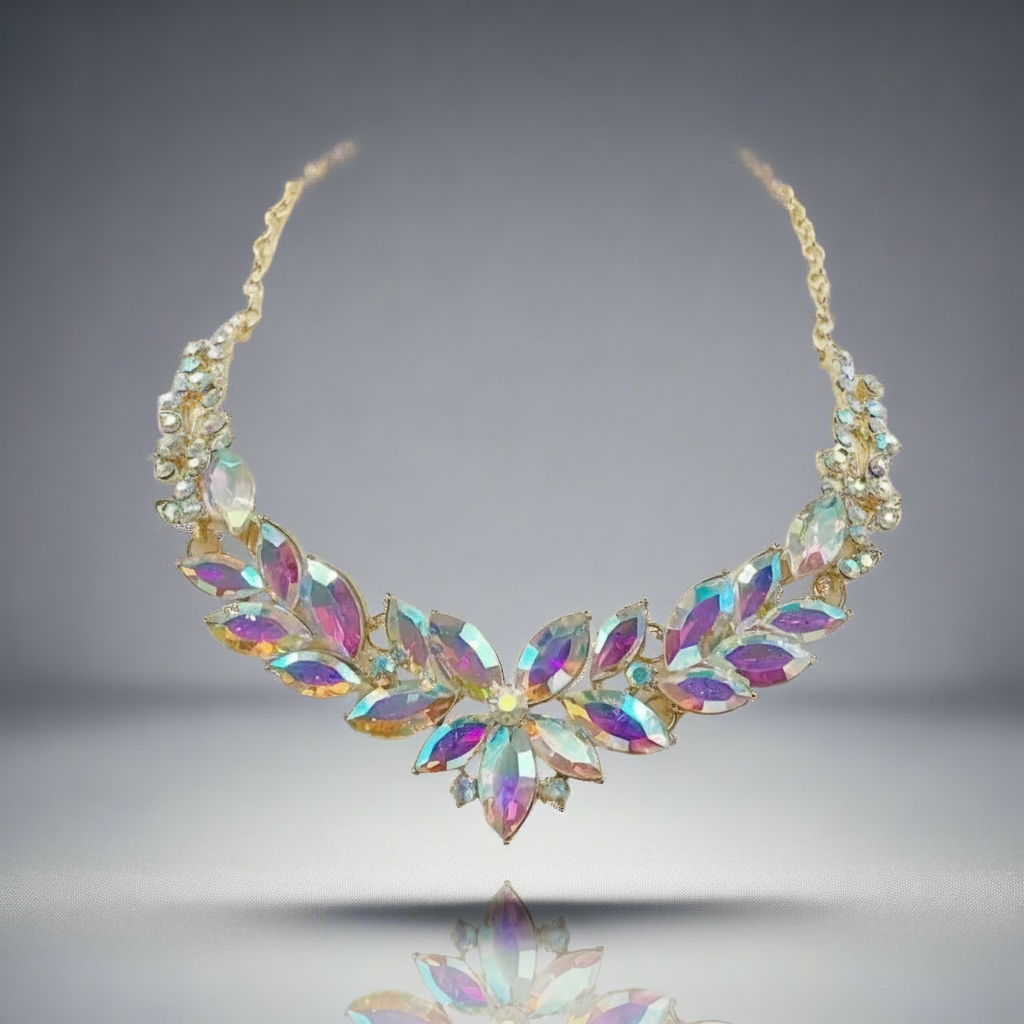 Luxury Iridescent Statement Necklace