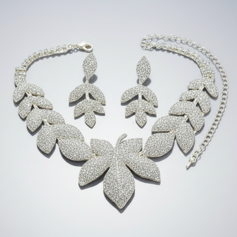 Leaf Shaped Jewelry Set