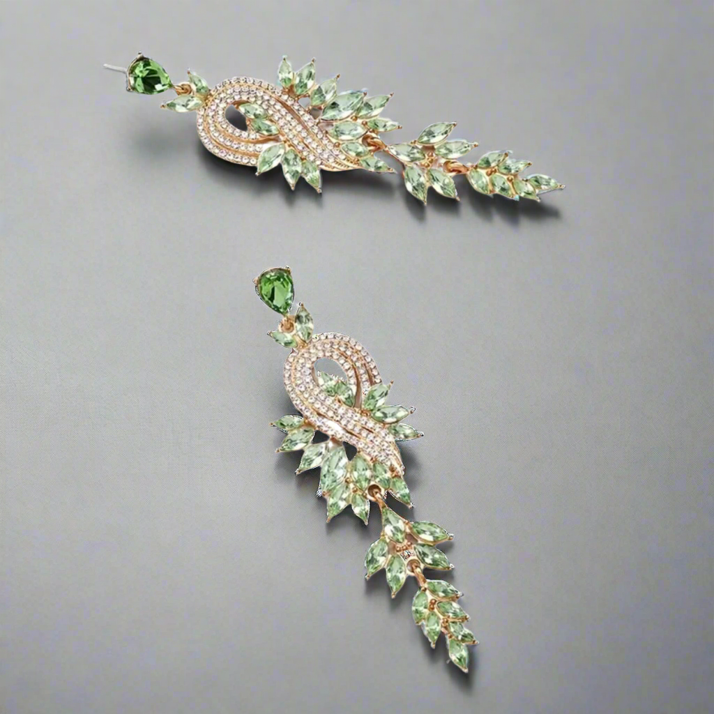 Pendant Lt Green Earrings