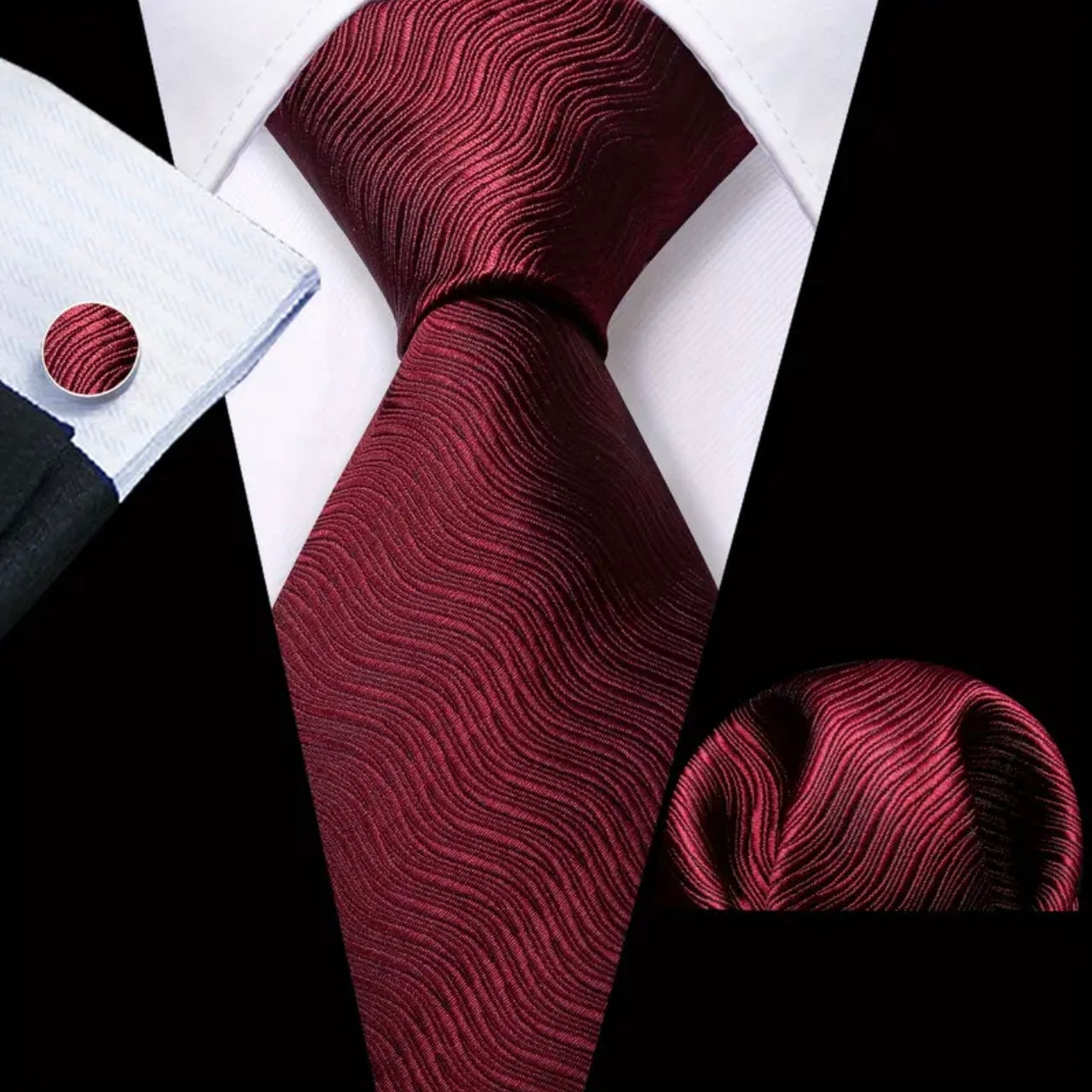 Red Russet Necktie Set