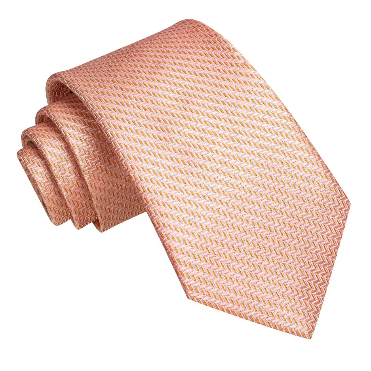 Peach Waves Necktie Set