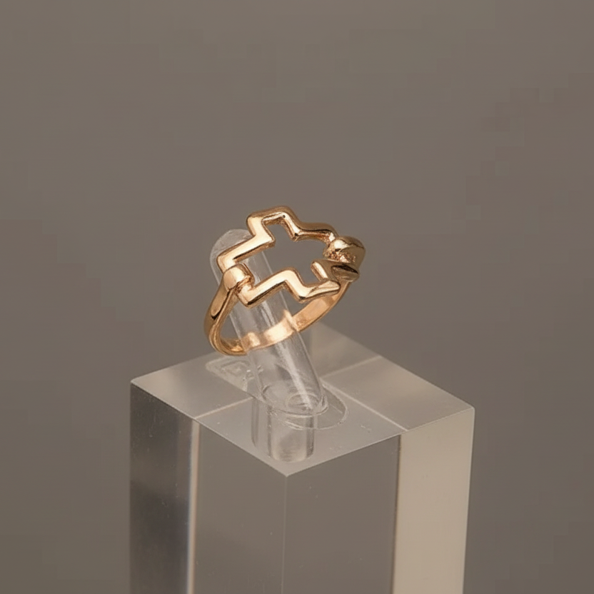 Cross Ring in Silver