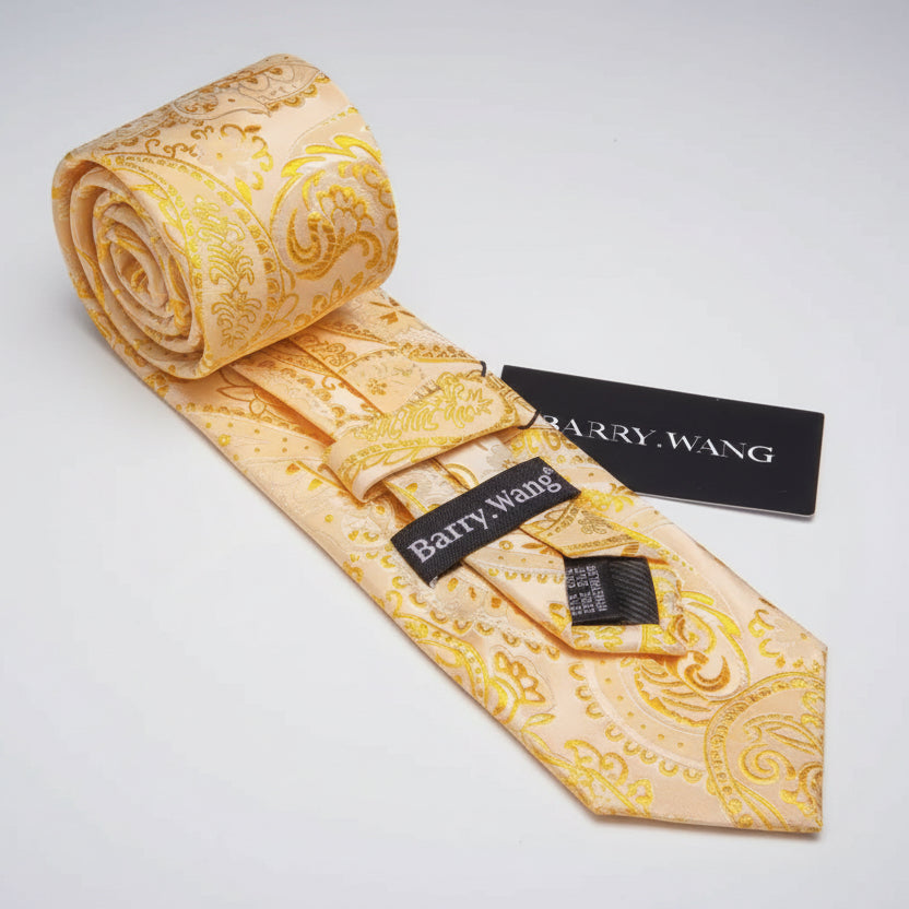 Yellow Barry Wang Necktie Sets