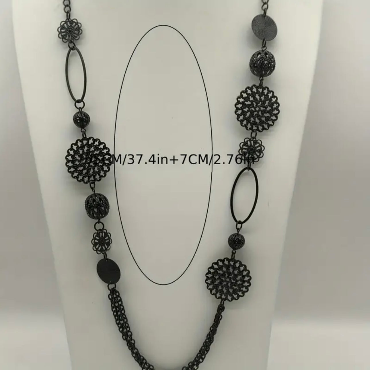 Black Go-To Fashion Necklace