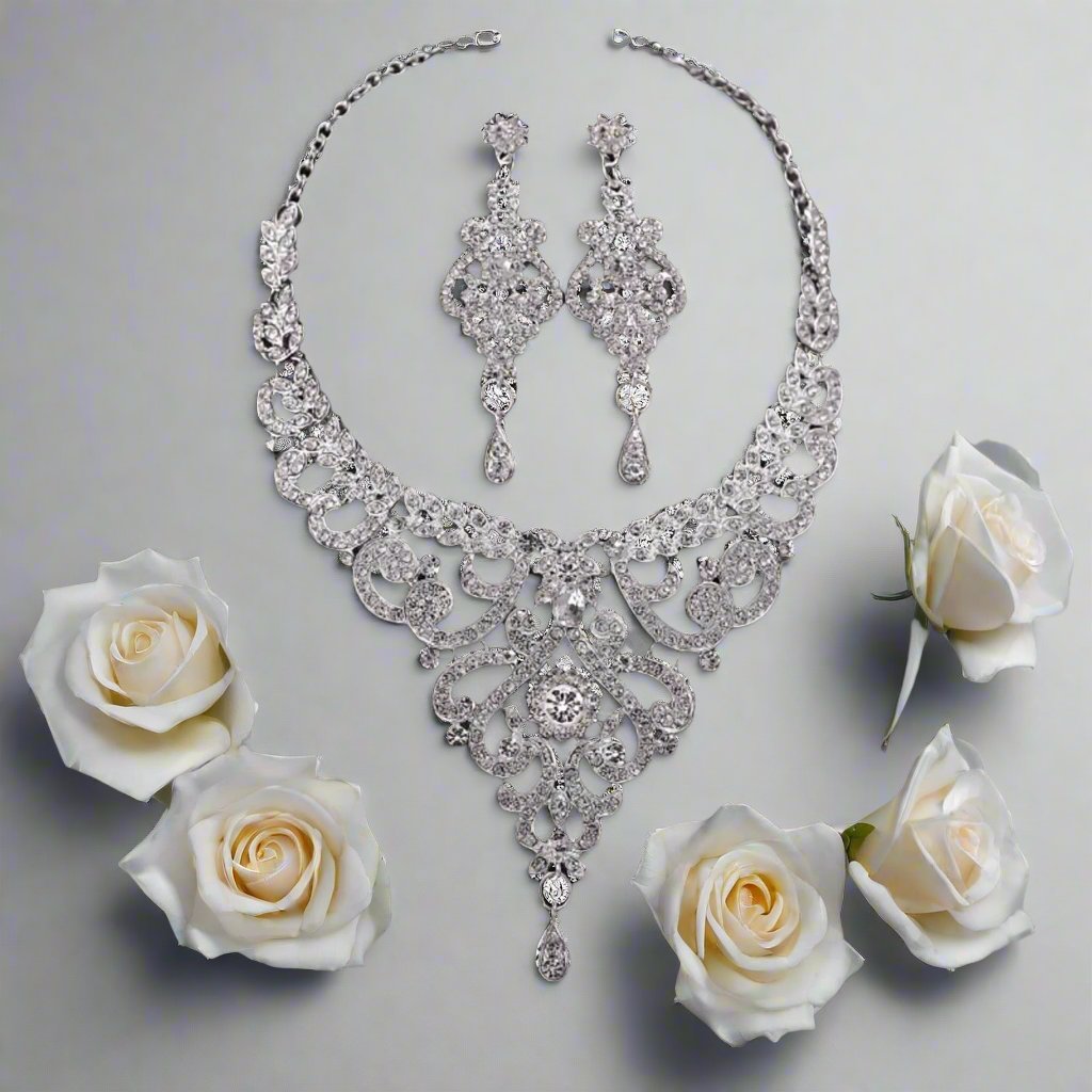 Silver Love Jewelry Set