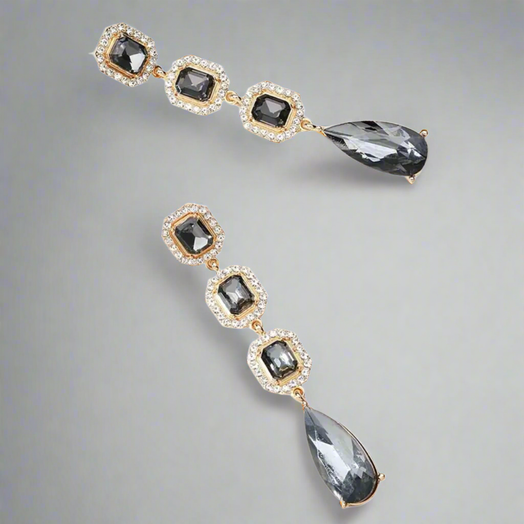 Luxurious Iridescent Drop Earrings