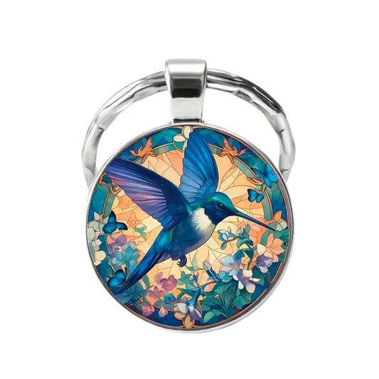 Hummingbird Keychain Blues