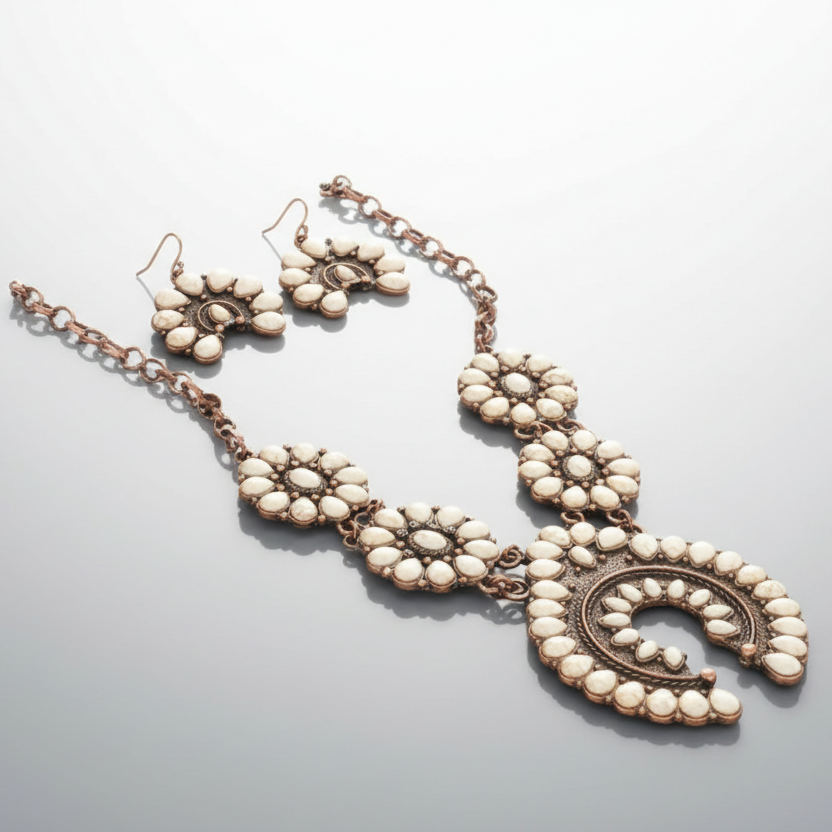 Squash Blossum Turquoise Set