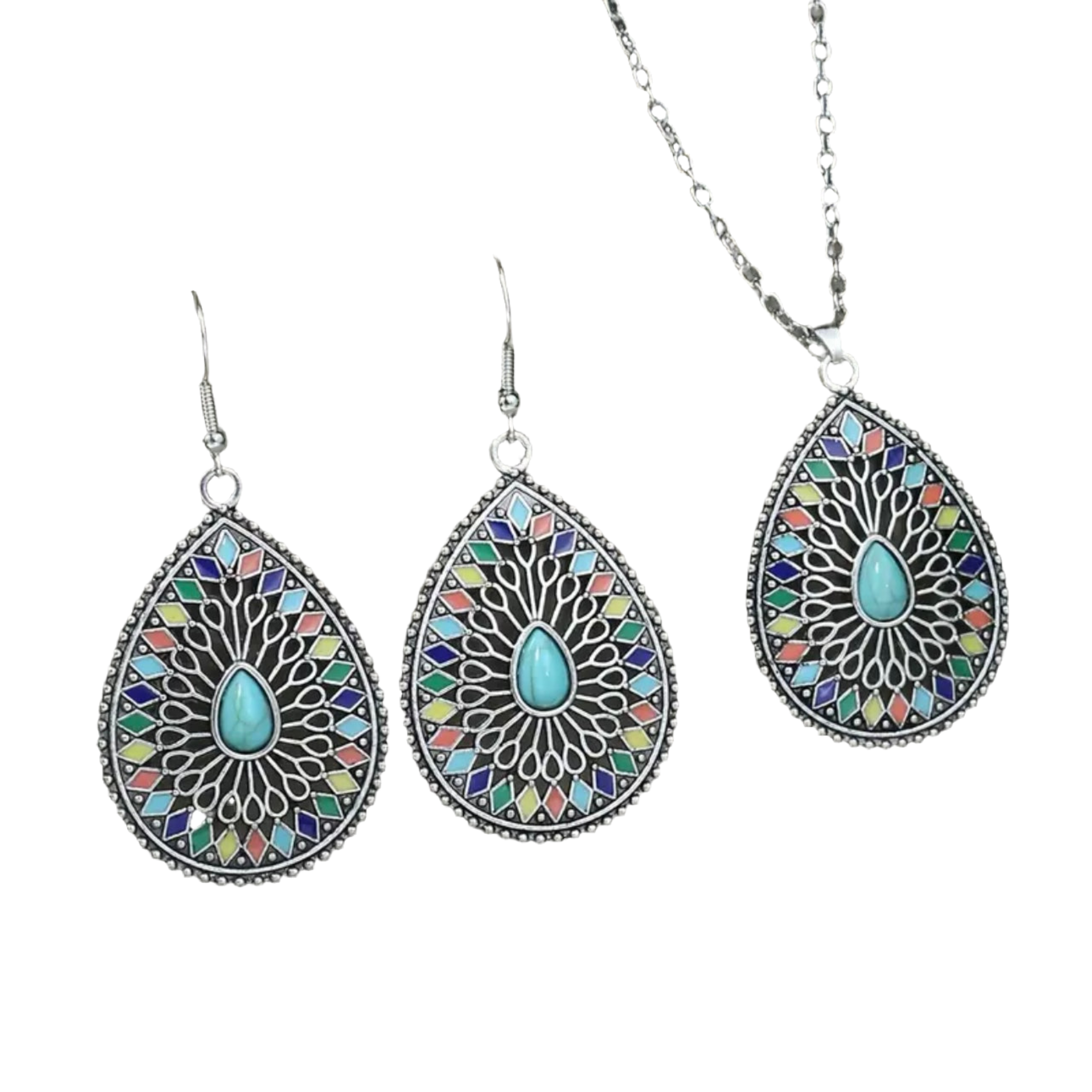 Boho Blues Turquoise Set