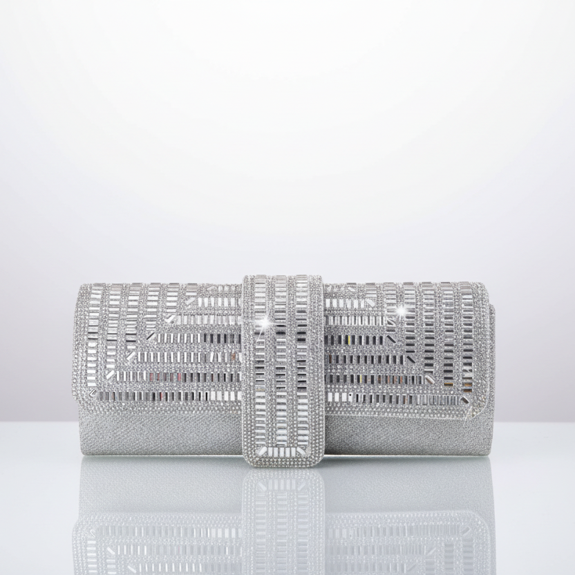 Art Deco Rhinestone Clutch