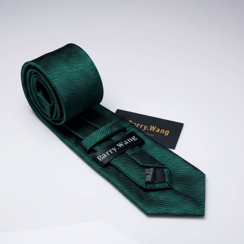 Subtle Waves Necktie Scarf Set