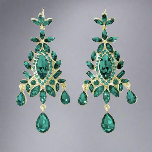 Geometric Chandelier Earrings