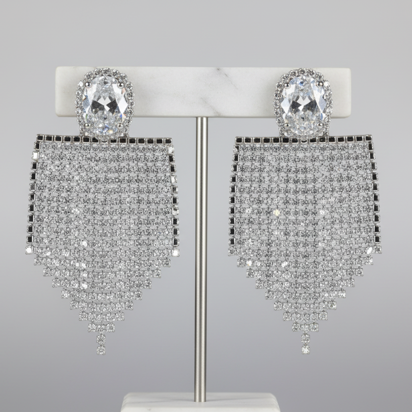 Flag Tassel Earrings