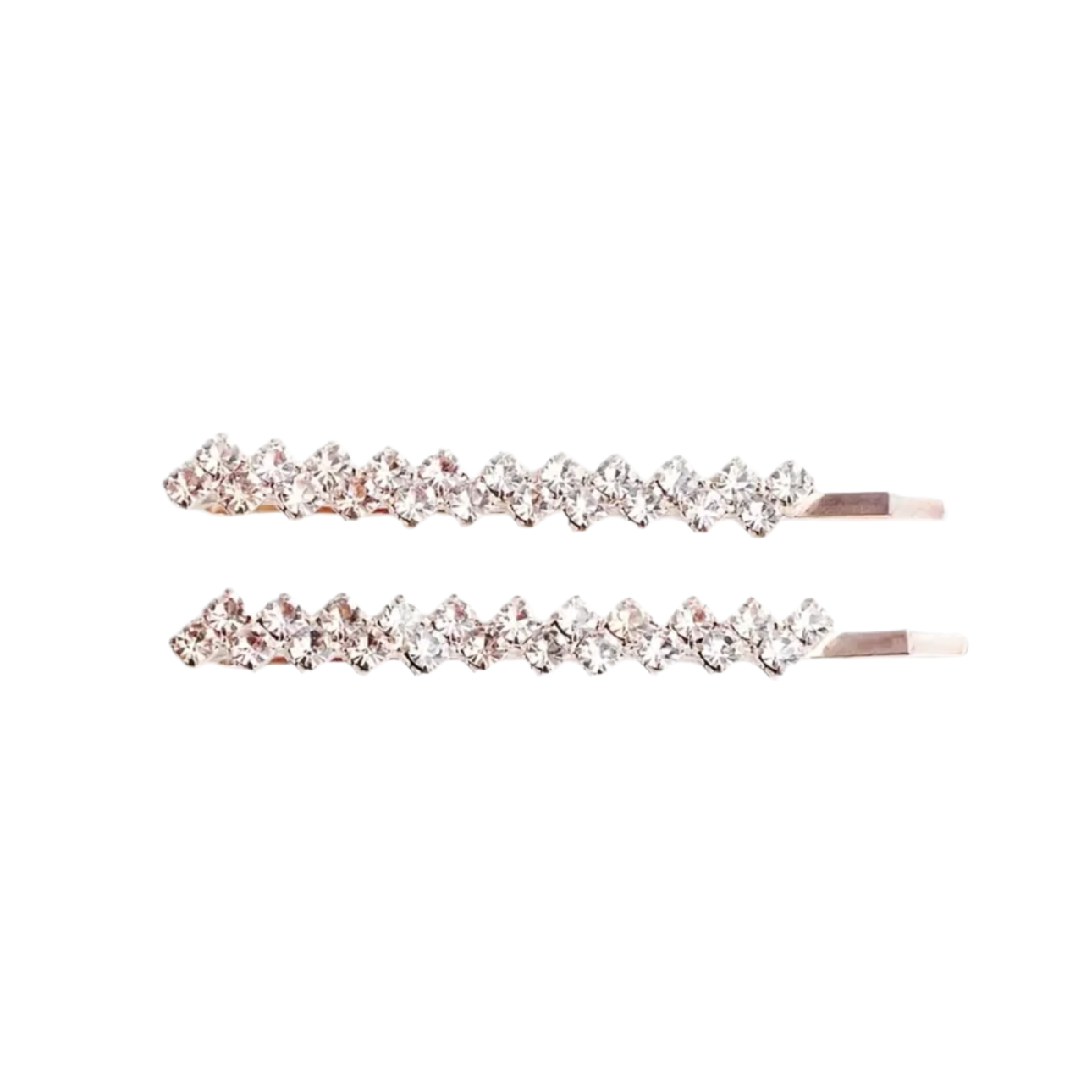 Rose Gold Rhinestone Hair Pins