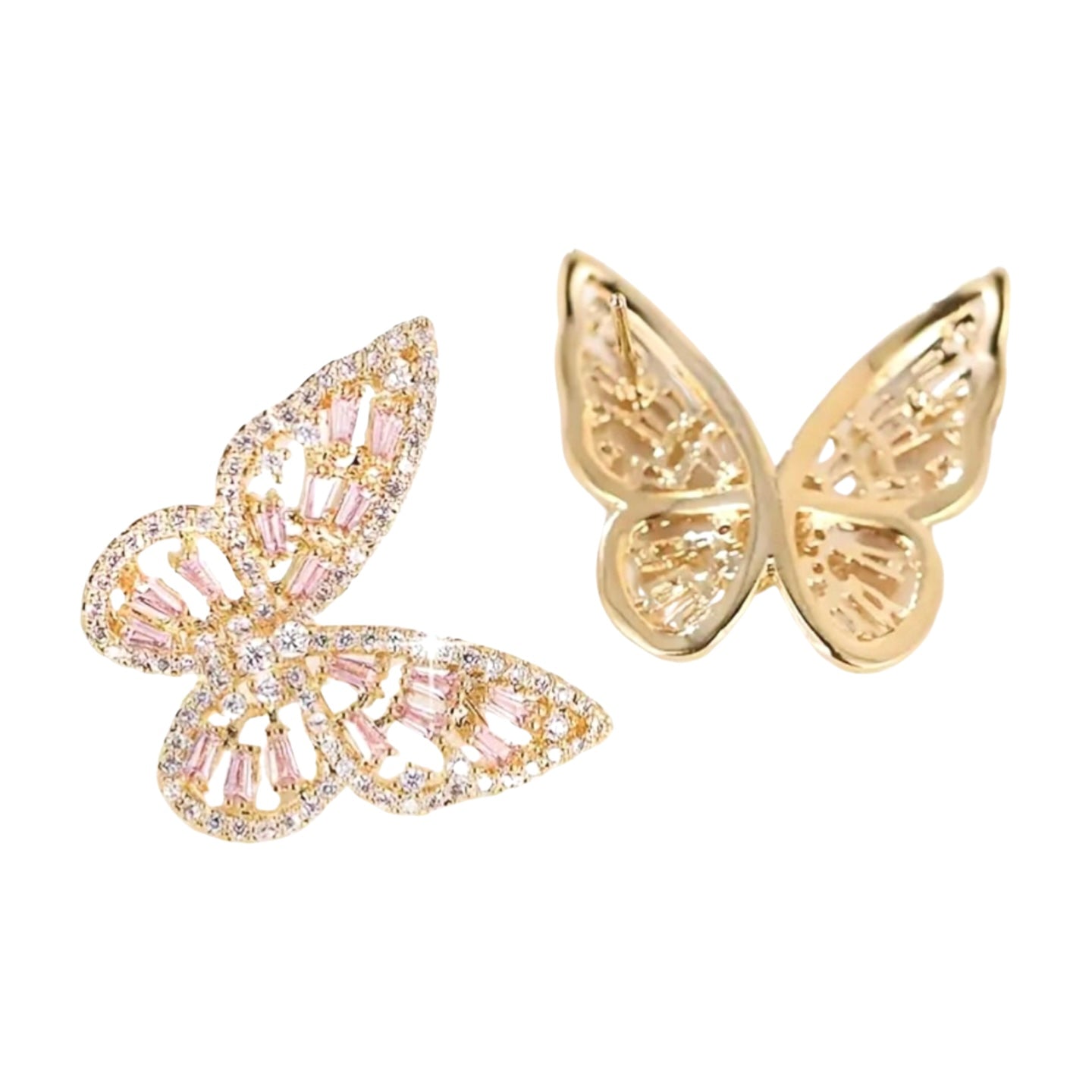 Butterfly Zircon Earrings