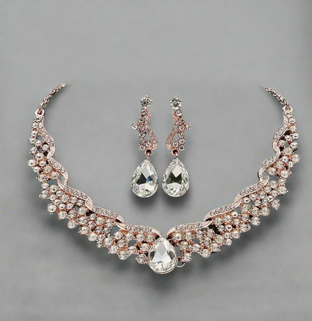 Rose Gold Jewelry Set