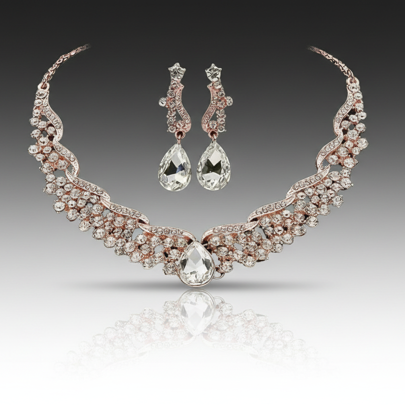 Rose Gold Jewelry Set