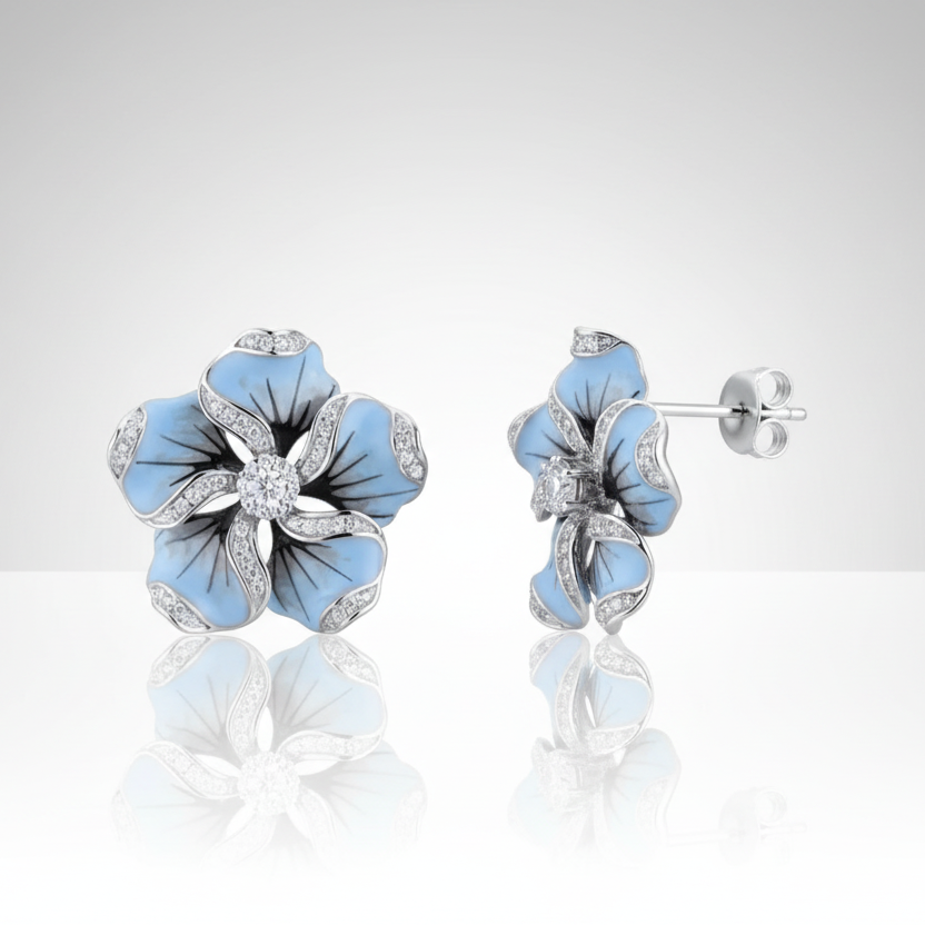 Floral Stud Earrings