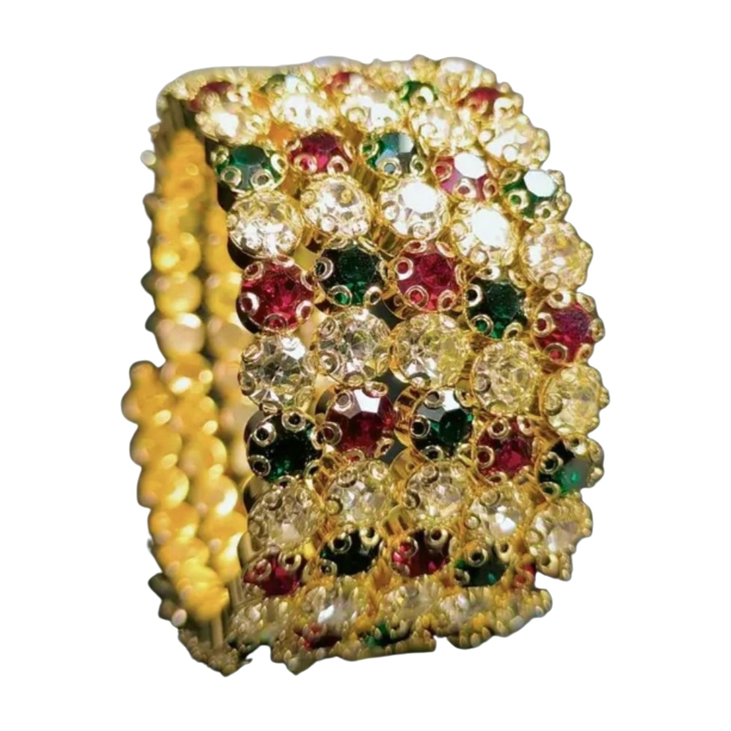 Christmas-1 Flexible 5 Row Bracelet