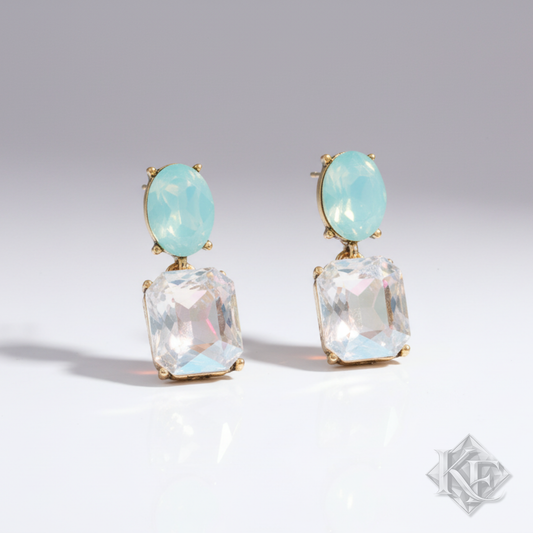 Sea Green Dangle Earrings