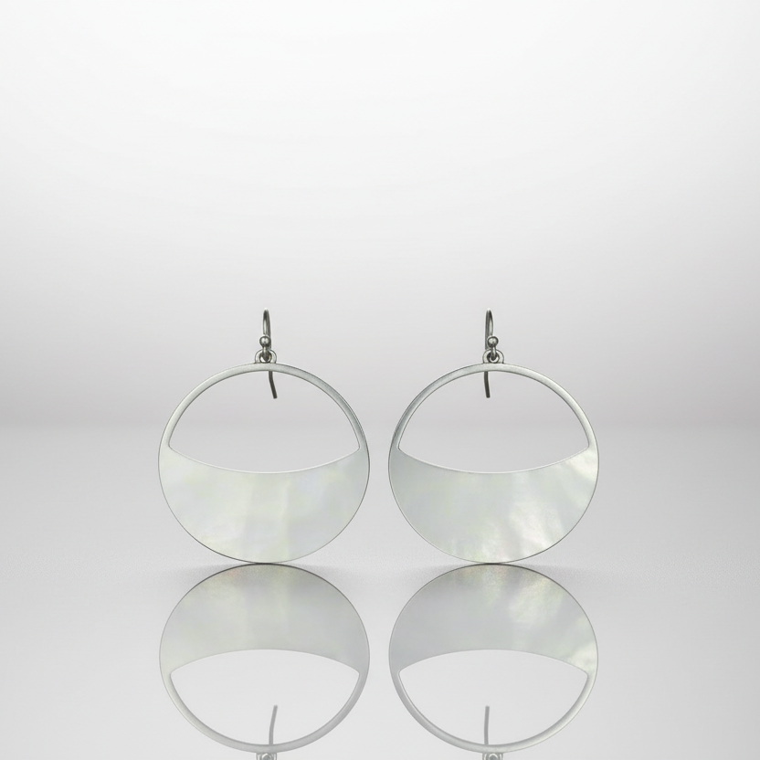 Silver Plated Geometric Earrings