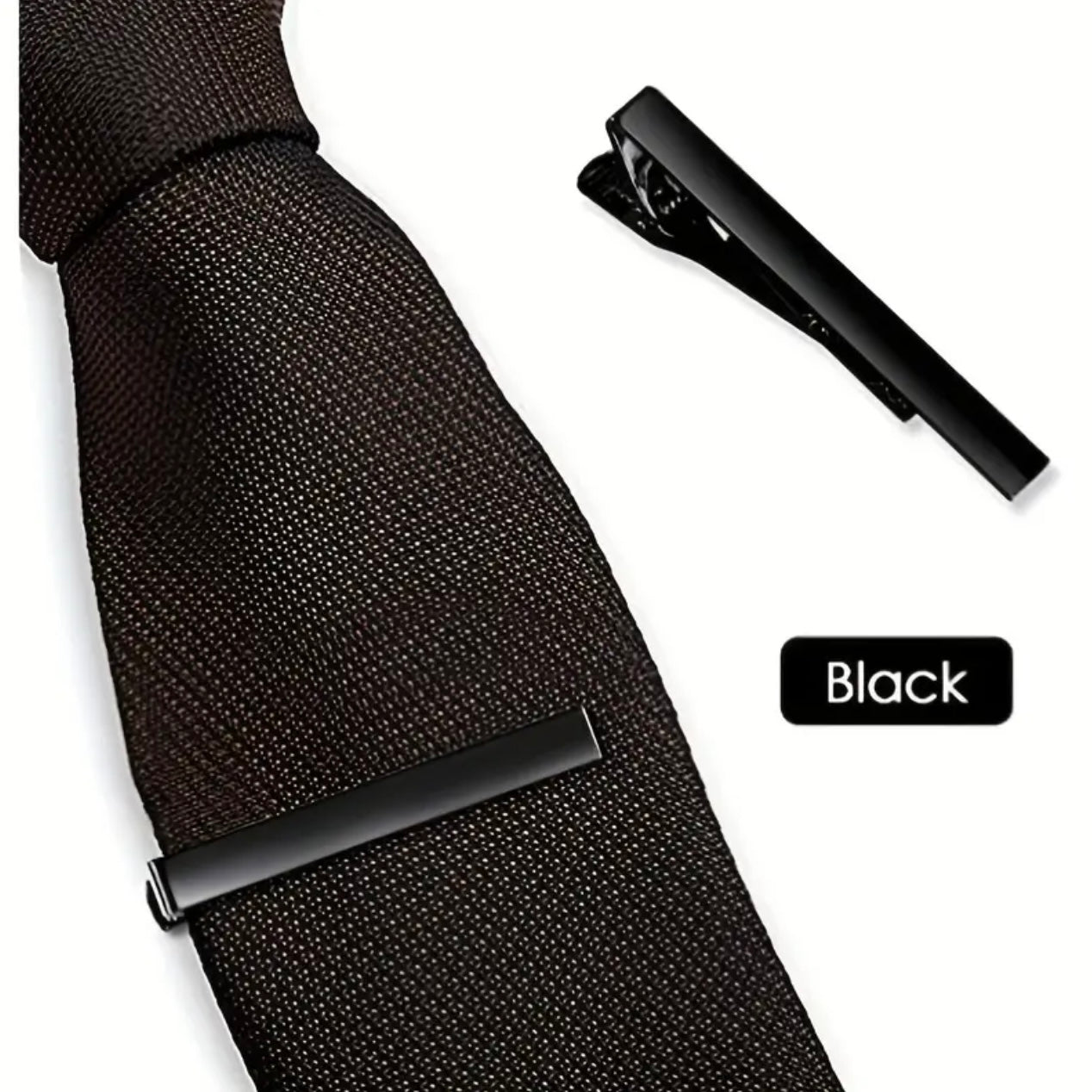 Modern Minimalist Tie Clip Silver