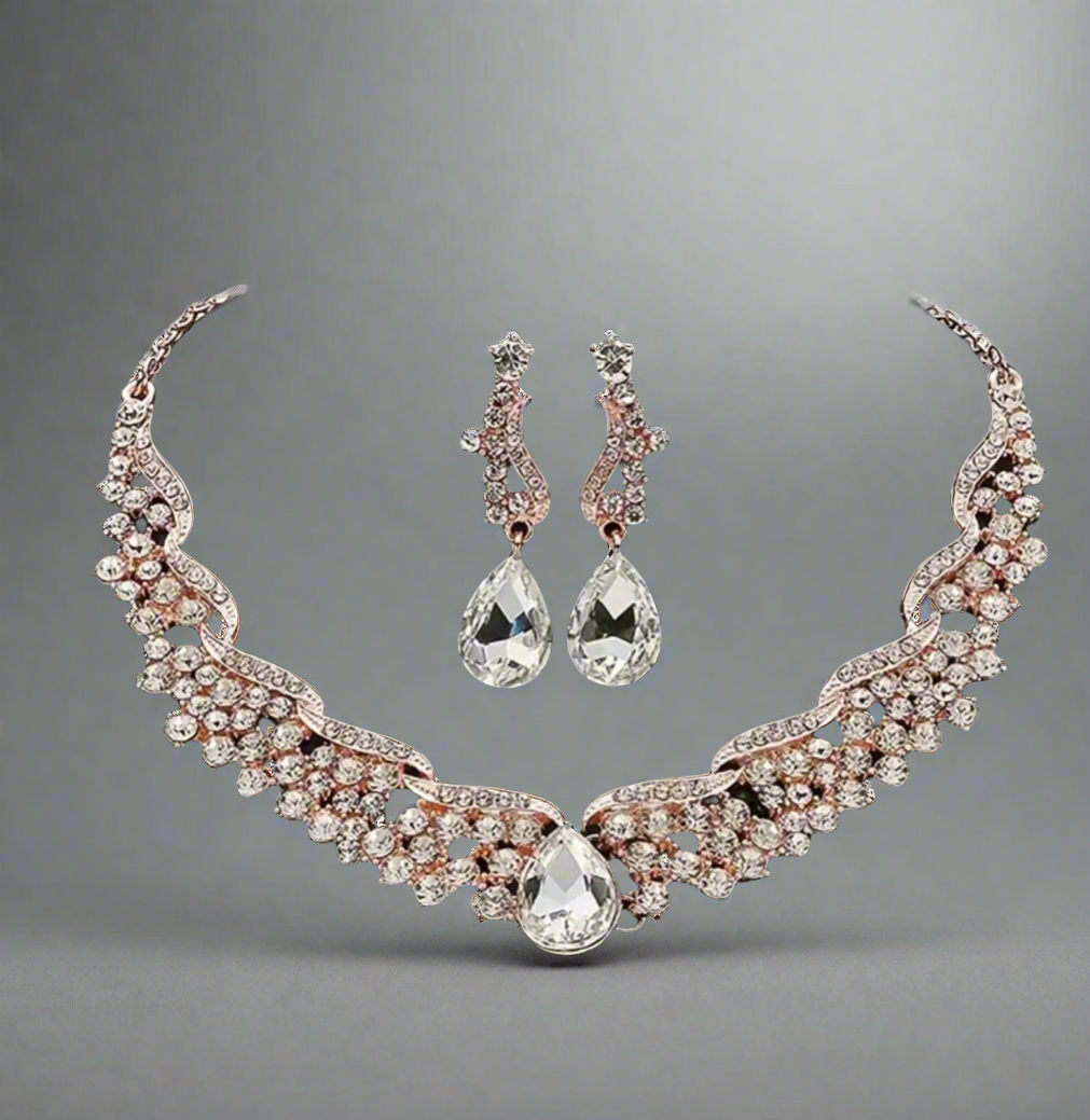 Rose Gold Jewelry Set