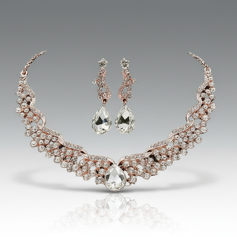 Rose Gold Jewelry Set