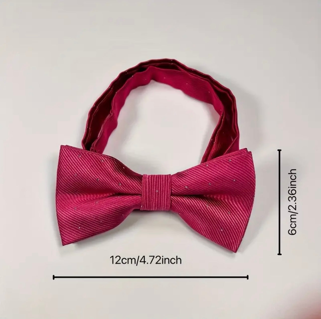 Pink Rose Red Bowtie