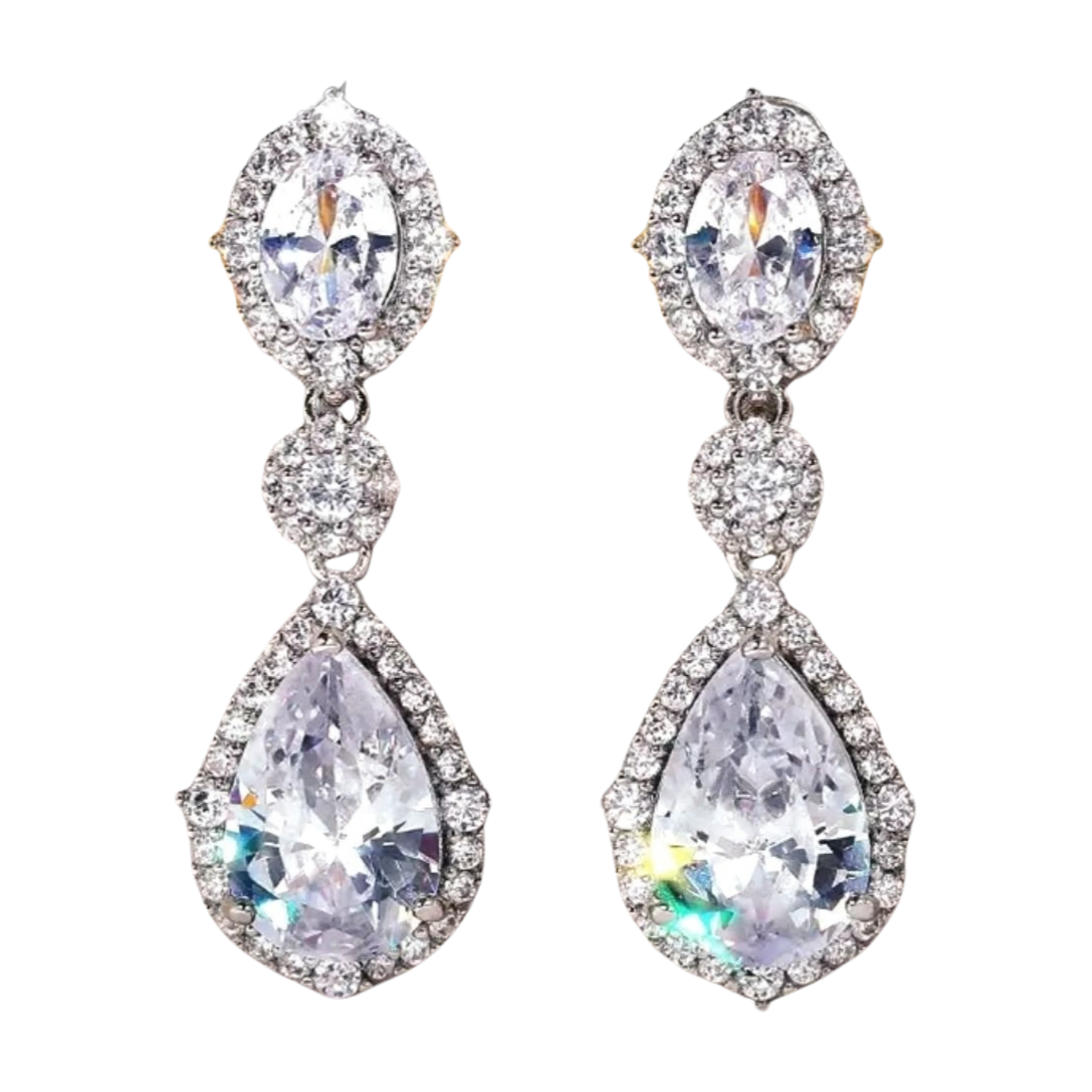 Zircon 925 Silver Earrings