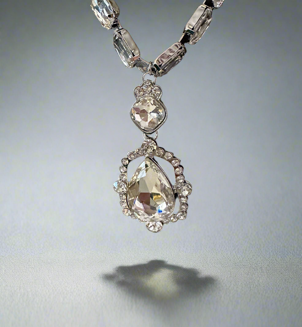 Layered Rhinestone Necklace