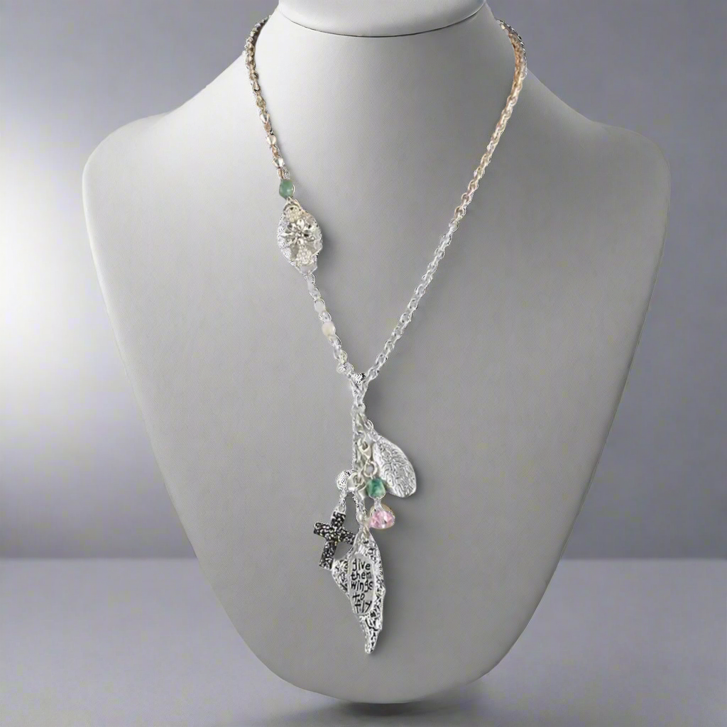 Give Them Wings Pendant Necklace