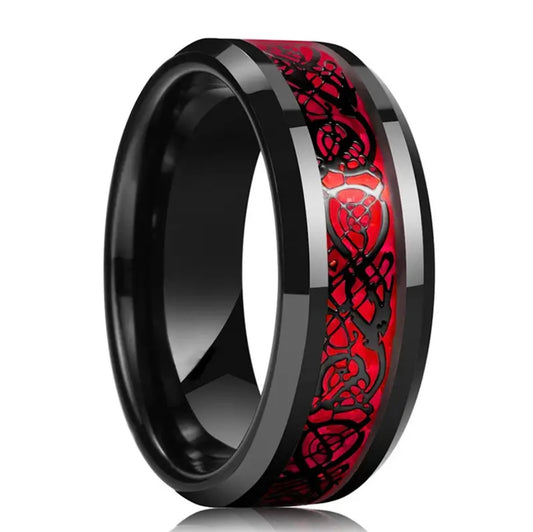 Dragon Pattern Men’s Ring