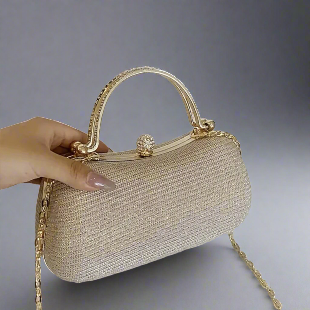 Gold Clutch Evening Bag