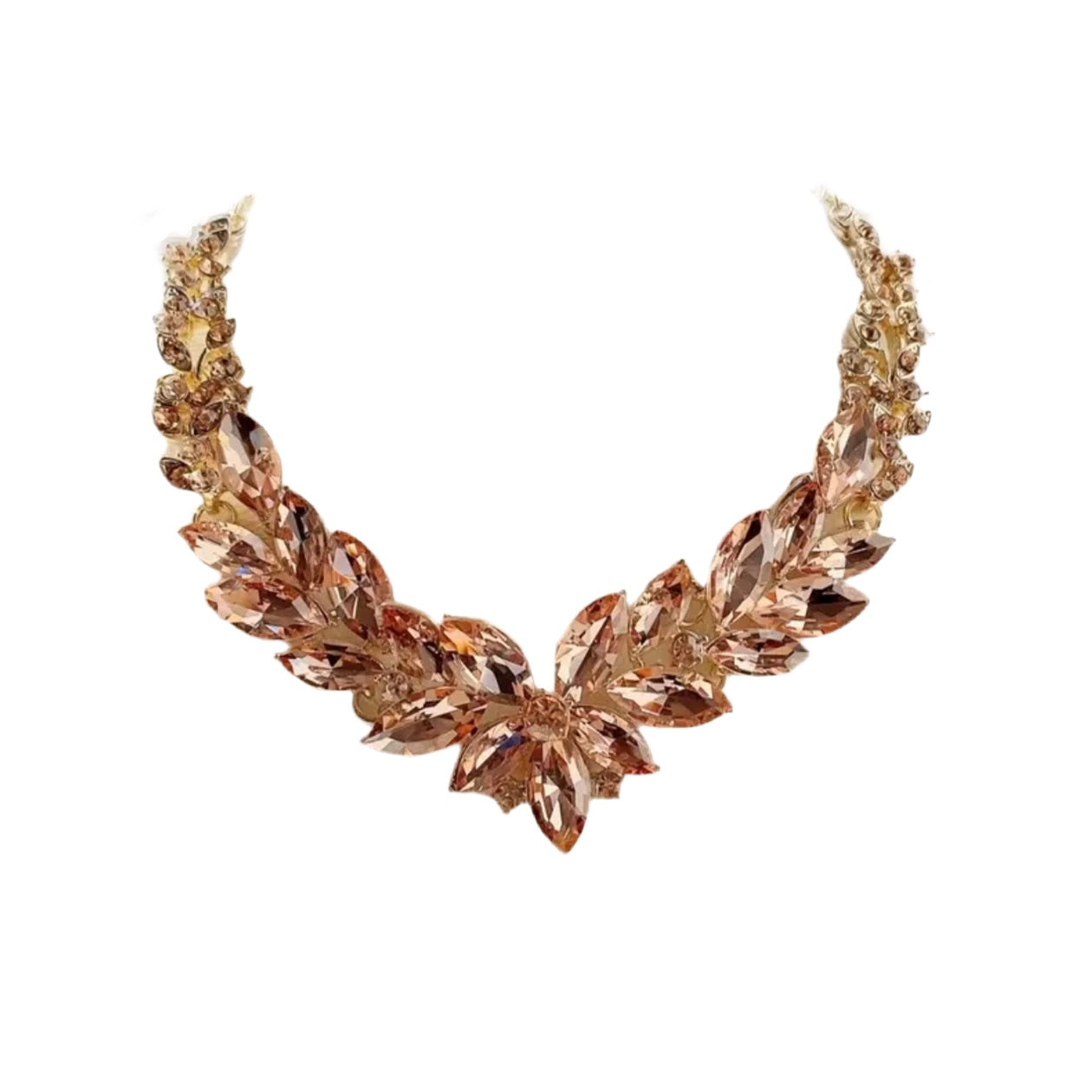 Luxury Rhinestone Statement Necklace