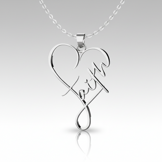 Faith Heart Necklace