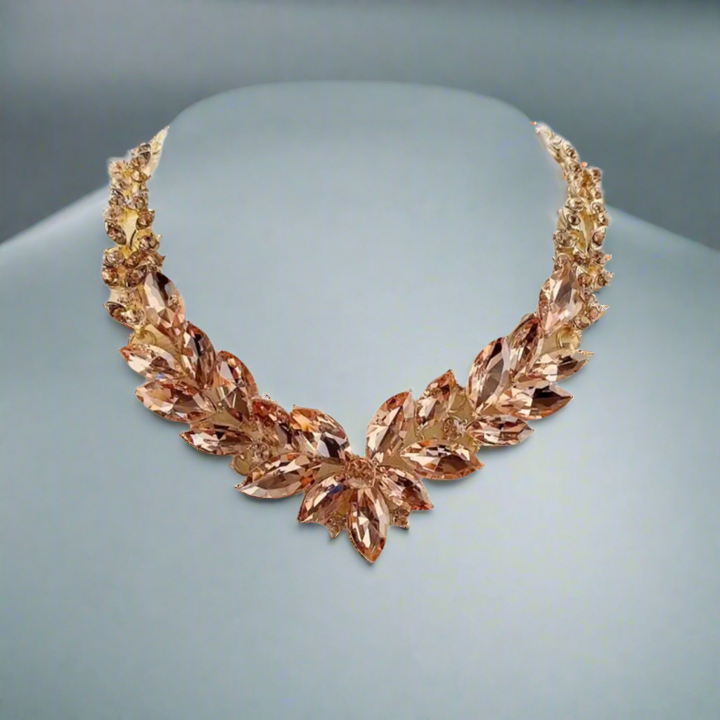 Luxury Rhinestone Statement Necklace