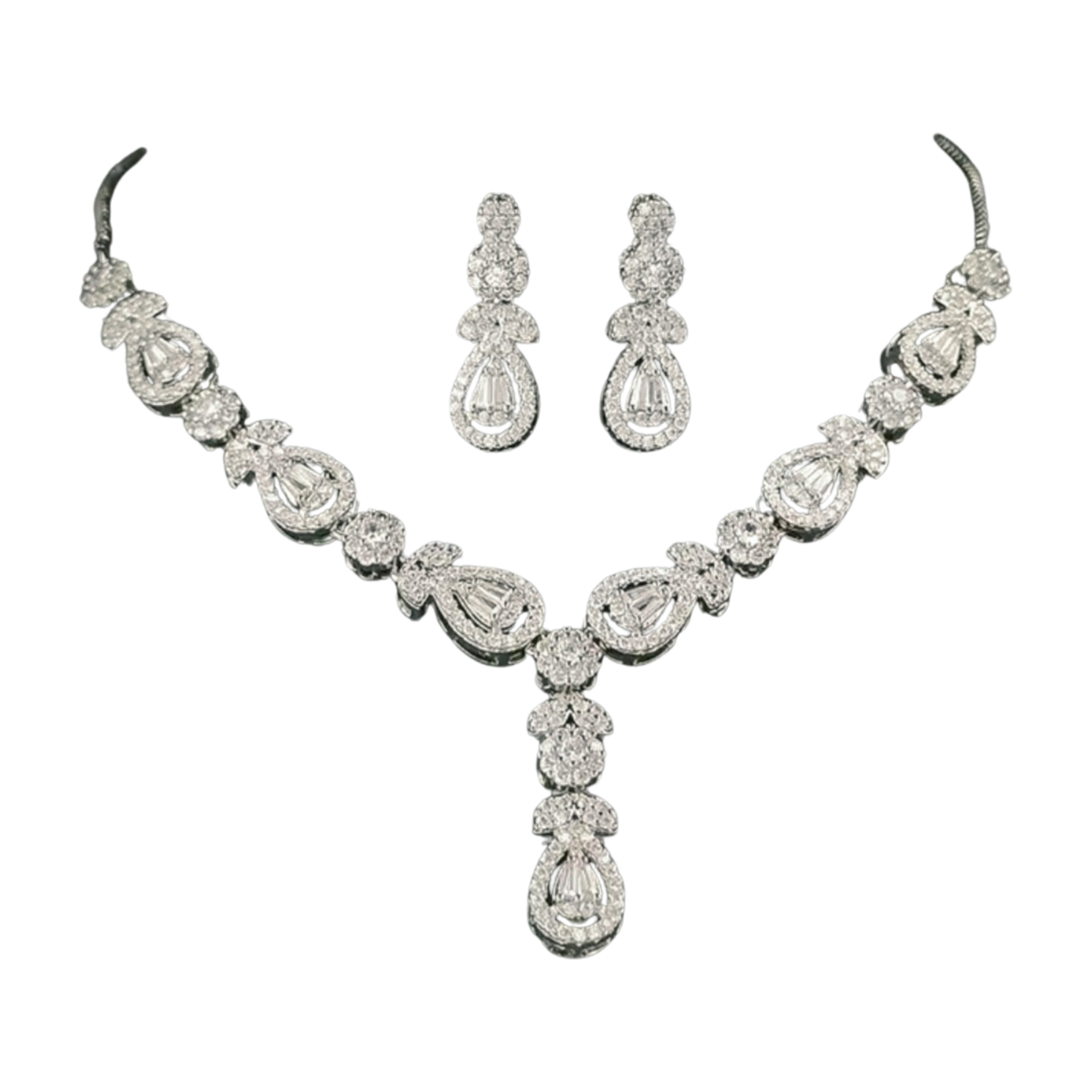 Zirconia Silver Jewelry Set