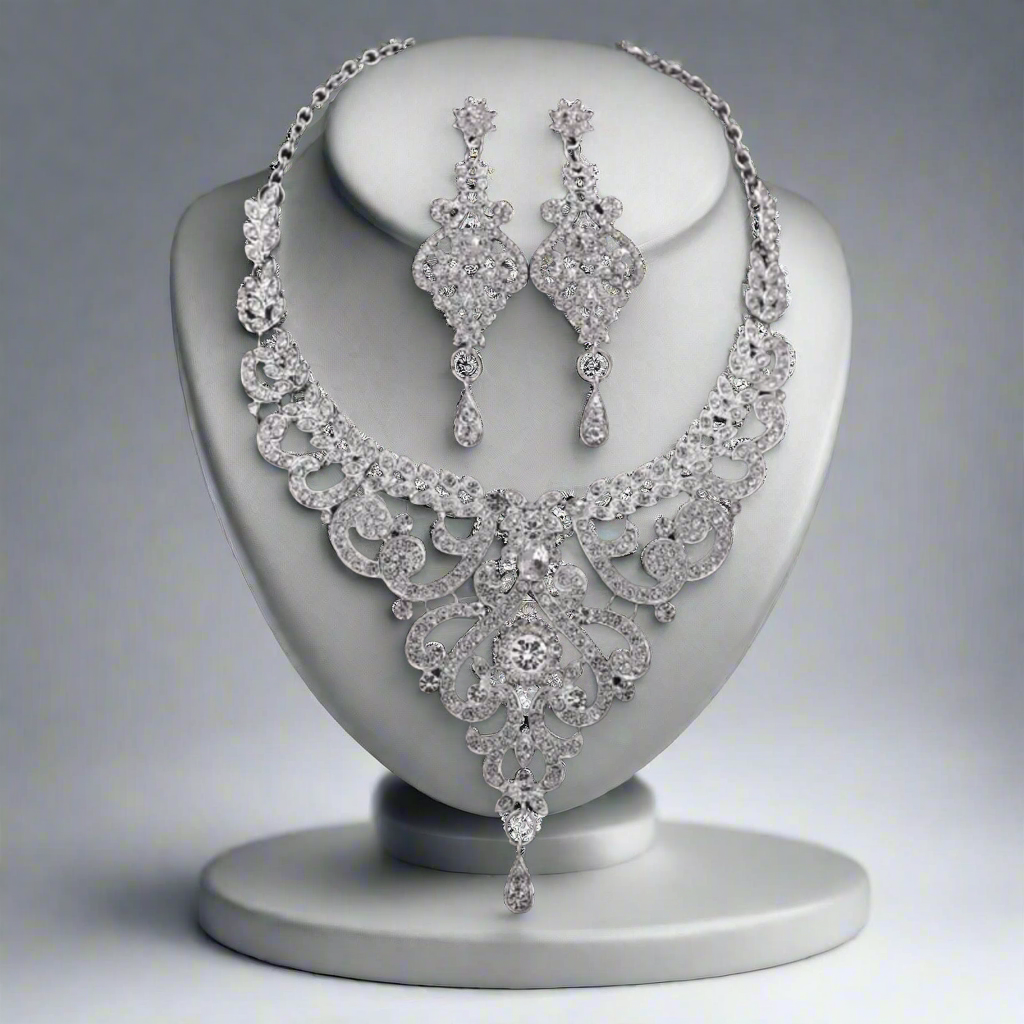 Silver Love Jewelry Set